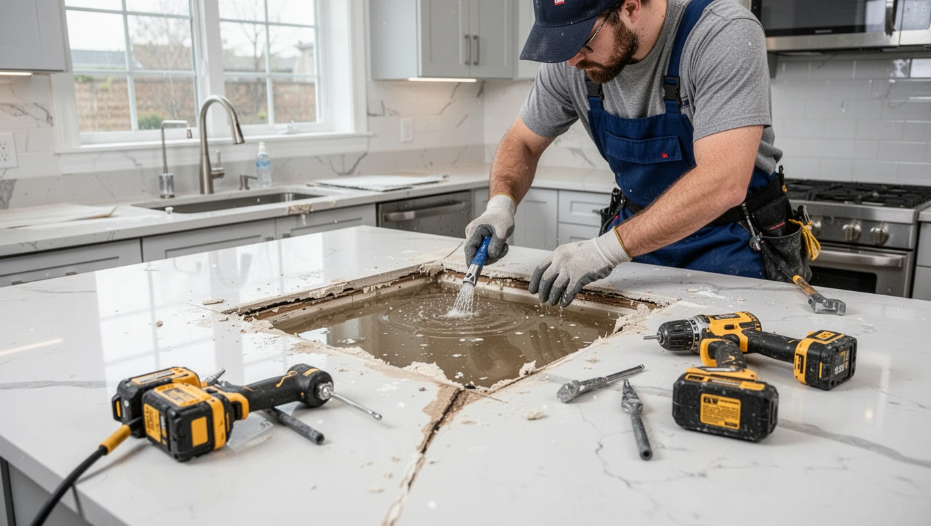 Kitchen Water Damage Repair